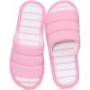 imageshevalues Open Toe House Slippers for Women Men Soft Cotton Indoor Shoes Memory Foam Slip On bedroom SlippersPink
