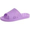 imageshevalues Shower Shoes for Women Men with Arch Support Quick Drying Pool Slides Lightweight Beach Sandals with Drain HolesPurple