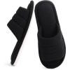 imageshevalues Summer House Slippers for Women Men Breathable Waffle Indoor Slippers Slipon Open Toe Home ShoesBlack