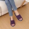 imageshevalues Open Toe House Slippers for Women Men Soft Cotton Indoor Shoes Memory Foam Slip On bedroom SlippersPurple
