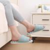 imageshevalues Open Toe House Slippers for Women Men Soft Cotton Indoor Shoes Memory Foam Slip On bedroom SlippersTeal