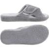 imageshevalues Orthopedic Slippers for Women with Arch Support Adjustable Open Toe House Shoes for Plantar FasciitisGrey