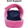 imageshevalues Orthopedic Slippers for Women with Arch Support Adjustable Open Toe House Shoes for Plantar FasciitisHot Pink
