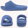 imageshevalues Orthopedic Slippers for Women with Arch Support Adjustable Open Toe House Shoes for Plantar FasciitisNew Blue