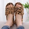 imageshevalues Orthopedic Slippers for Women with Arch Support Adjustable Open Toe House Shoes for Plantar FasciitisNew Leopard