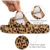 imageshevalues Orthopedic Slippers for Women with Arch Support Adjustable Open Toe House Shoes for Plantar FasciitisNew Leopard