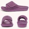 imageshevalues Orthopedic Slippers for Women with Arch Support Adjustable Open Toe House Shoes for Plantar FasciitisNew Purple