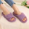 imageshevalues Orthopedic Slippers for Women with Arch Support Adjustable Open Toe House Shoes for Plantar FasciitisNew Purple