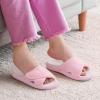 imageshevalues Orthopedic Slippers for Women with Arch Support Adjustable Open Toe House Shoes for Plantar FasciitisPink