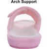 imageshevalues Orthopedic Slippers for Women with Arch Support Adjustable Open Toe House Shoes for Plantar FasciitisPink