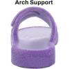 imageshevalues Orthopedic Slippers for Women with Arch Support Adjustable Open Toe House Shoes for Plantar FasciitisPurple