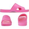 imageshevalues Shower Shoes for Women Men with Arch Support Quick Drying Pool Slides Lightweight Beach Sandals with Drain HolesHot Pink