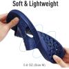 imageshevalues Shower Shoes for Women Men with Arch Support Quick Drying Pool Slides Lightweight Beach Sandals with Drain HolesNavy
