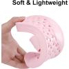 imageshevalues Shower Shoes for Women Men with Arch Support Quick Drying Pool Slides Lightweight Beach Sandals with Drain HolesPink