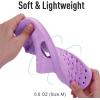 imageshevalues Shower Shoes for Women Men with Arch Support Quick Drying Pool Slides Lightweight Beach Sandals with Drain HolesPurple