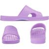 imageshevalues Shower Shoes for Women Men with Arch Support Quick Drying Pool Slides Lightweight Beach Sandals with Drain HolesPurple