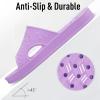 imageshevalues Shower Shoes for Women Men with Arch Support Quick Drying Pool Slides Lightweight Beach Sandals with Drain HolesPurple