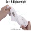 imageshevalues Shower Shoes for Women Men with Arch Support Quick Drying Pool Slides Lightweight Beach Sandals with Drain HolesWhite