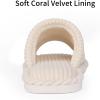 imageshevalues Summer House Slippers for Women Men Breathable Waffle Indoor Slippers Slipon Open Toe Home ShoesBeige