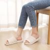 imageshevalues Summer House Slippers for Women Men Breathable Waffle Indoor Slippers Slipon Open Toe Home ShoesBeige