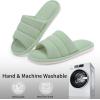 imageshevalues Summer House Slippers for Women Men Breathable Waffle Indoor Slippers Slipon Open Toe Home ShoesGreen