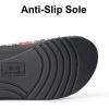 imageshevalues Summer House Slippers for Women with Arch Support Breathable Waffle Cotton Indoor Slippers Slip on Open Toe Home ShoesCyan Blue