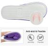 imageshevalues Terry Cloth Open Toe Slippers for Women Memory Foam Slip On House SlippersPurple