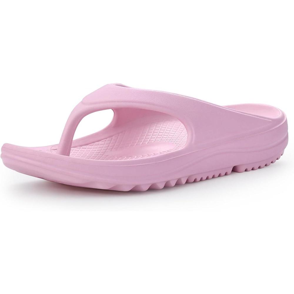 imageshevalues Orthopedic Sandals for Women Arch Support Recovery Flip Flops Pillow Soft Summer Beach ShoesPink