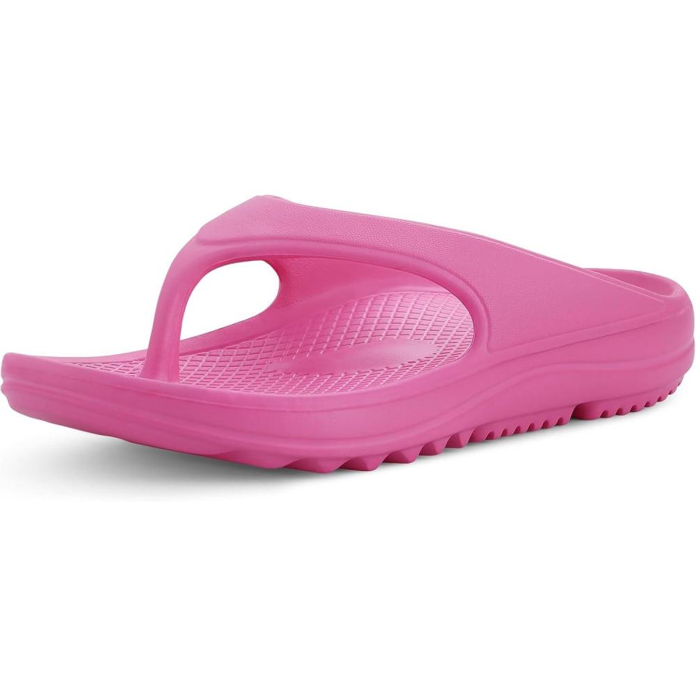imageshevalues Orthopedic Sandals for Women Arch Support Recovery Flip Flops Pillow Soft Summer Beach ShoesRose