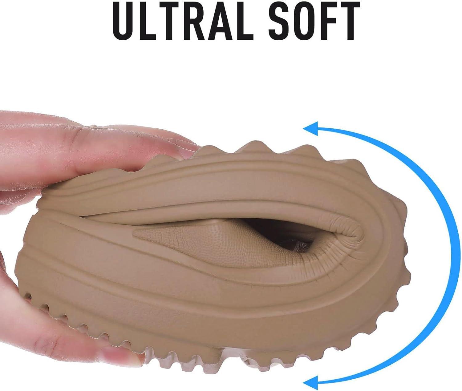 imageshevalues Orthopedic Sandals for Women Arch Support Recovery Flip Flops Pillow Soft Summer Beach ShoesKhaki