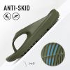 imageshevalues Orthopedic Sandals for Women Arch Support Recovery Flip Flops Pillow Soft Summer Beach ShoesArmy Green