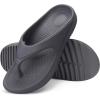 imageshevalues Orthopedic Sandals for Women Arch Support Recovery Flip Flops Pillow Soft Summer Beach ShoesGrey