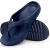 imageshevalues Orthopedic Sandals for Women Arch Support Recovery Flip Flops Pillow Soft Summer Beach ShoesNavy Blue