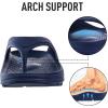 imageshevalues Orthopedic Sandals for Women Arch Support Recovery Flip Flops Pillow Soft Summer Beach ShoesNavy Blue