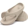 imageshevalues Orthopedic Sandals for Women Arch Support Recovery Flip Flops Pillow Soft Summer Beach ShoesNude
