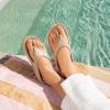 imageshevalues Orthopedic Sandals for Women Arch Support Recovery Flip Flops Pillow Soft Summer Beach ShoesNude