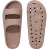 imageshevalues Orthopedic Slide Sandals for Women with Arch Support Pillow Soft Recovery Slip on Sandals Lightweight Summer Cloud Slippers for Plantar FasciitisBrown