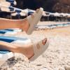 imageshevalues Orthopedic Slide Sandals for Women with Arch Support Pillow Soft Recovery Slip on Sandals Lightweight Summer Cloud Slippers for Plantar FasciitisUpdate Sand