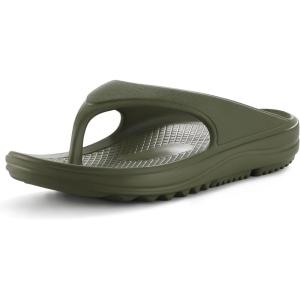 imageshevalues Orthopedic Sandals for Women Arch Support Recovery Flip Flops Pillow Soft Summer Beach ShoesArmy Green