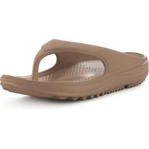 imageshevalues Orthopedic Sandals for Women Arch Support Recovery Flip Flops Pillow Soft Summer Beach ShoesKhaki